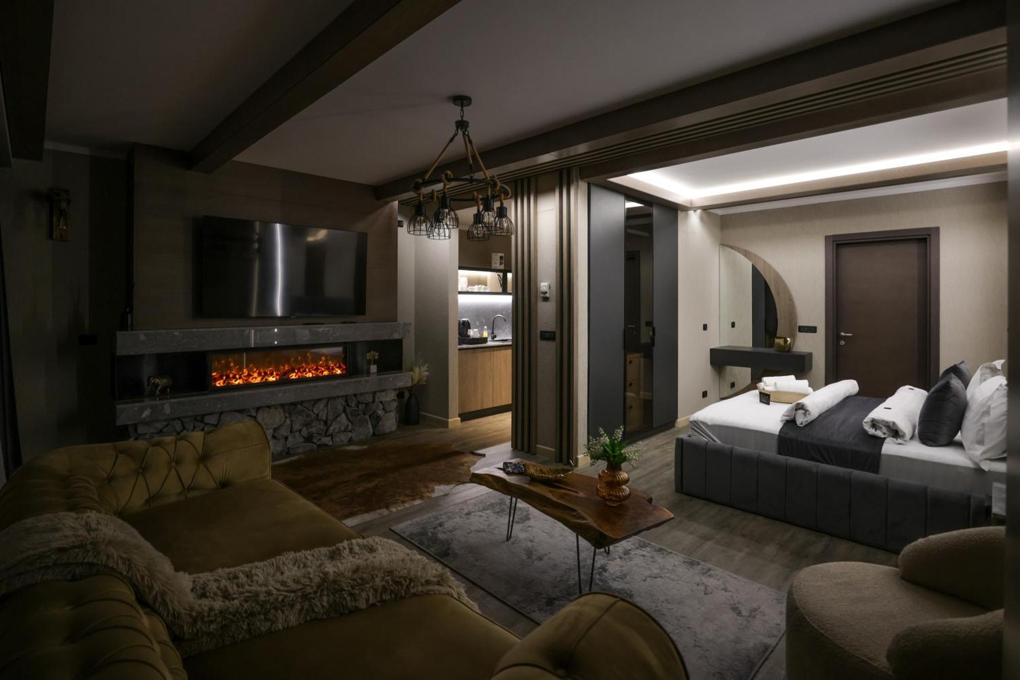 Elexus Apartments Brassópojána Szoba fotó
